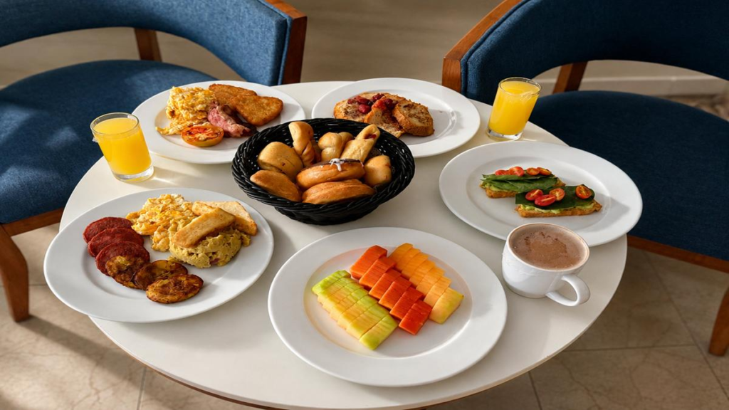 Ordered to room breakfast at Impressive Punta Cana