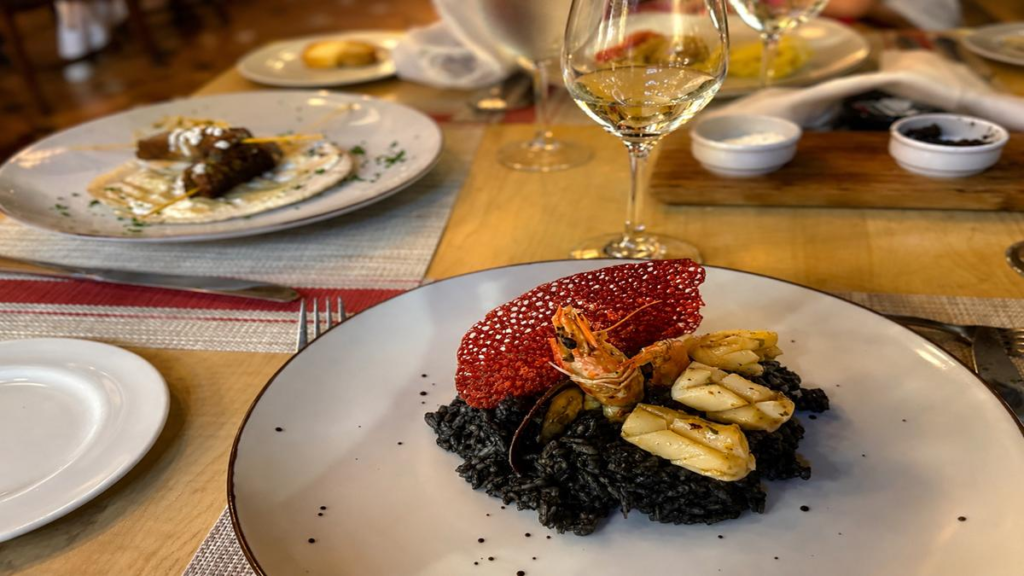Food presentation at Olive tree restaurant at Impressive Punta Cana