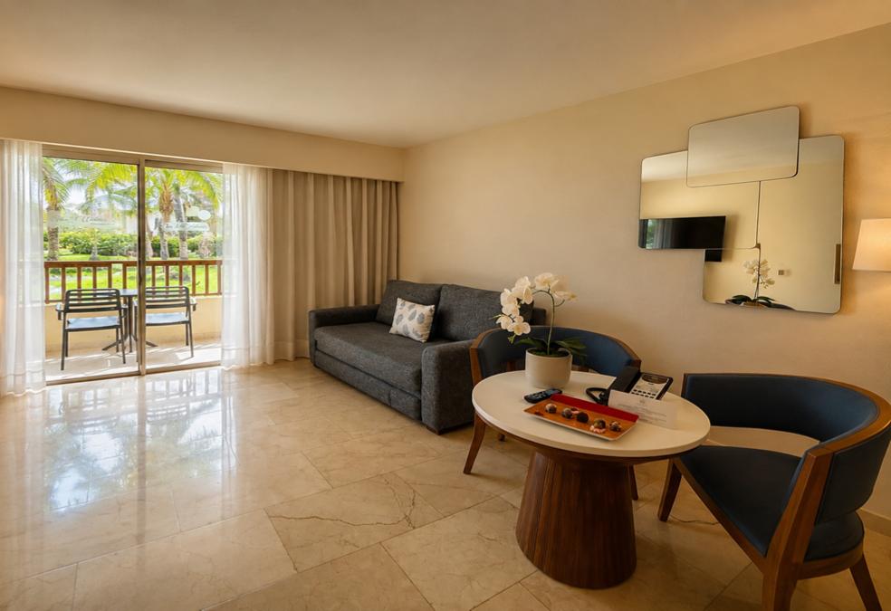 Living room at Premium villa at Impressive Premium Punta Cana