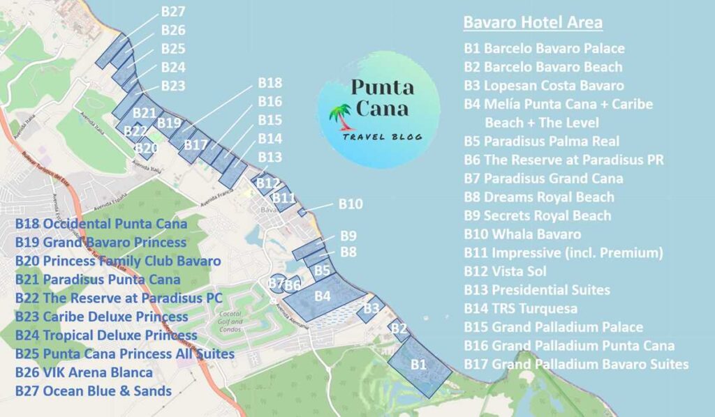 map of bavaro        <h3 class=