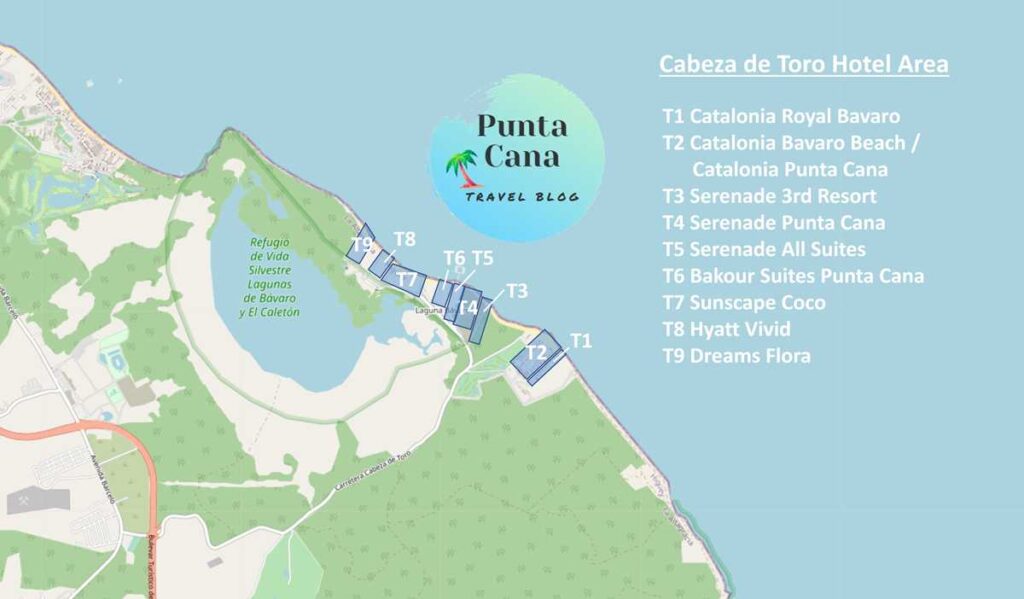 An overview of all-inclusive resorts in the Punta Cana area of Cabeza de Toro