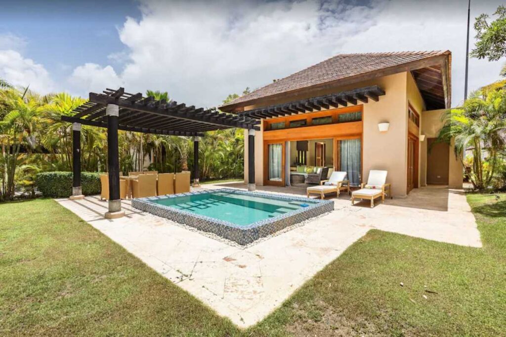 A spectacular Airbnb in Punta Cana with two private pools and a garden for 2