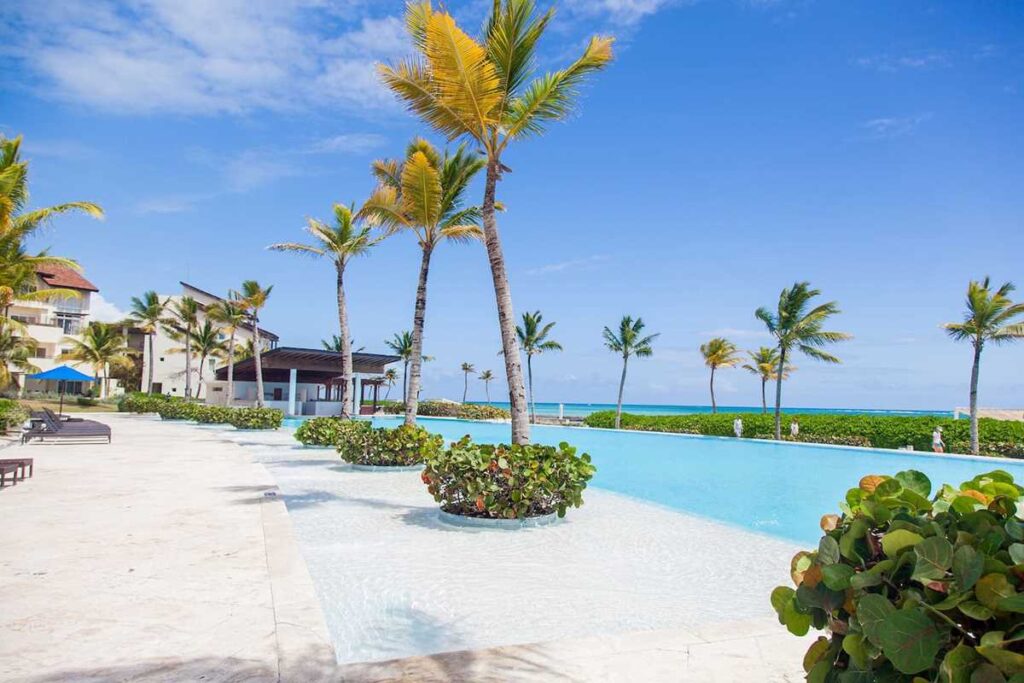 A beachfront Airbnb in Cap Cana with pool and ocean view