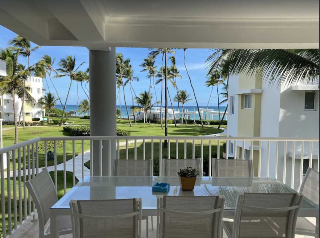 A family Airbnb apartment in Punta Cana with ocean view