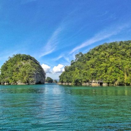 The beautiful Los Haitises national park, the most popular national park in the Dominican Republic