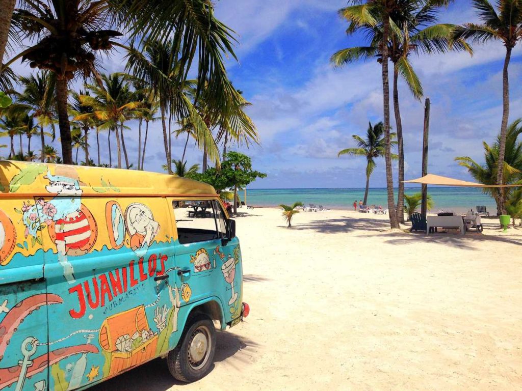 Beautiful Playa Juanillo in Cap Cana, the southern part of Punta Cana