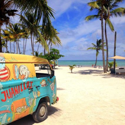 Beautiful Playa Juanillo in Cap Cana, the southern part of Punta Cana