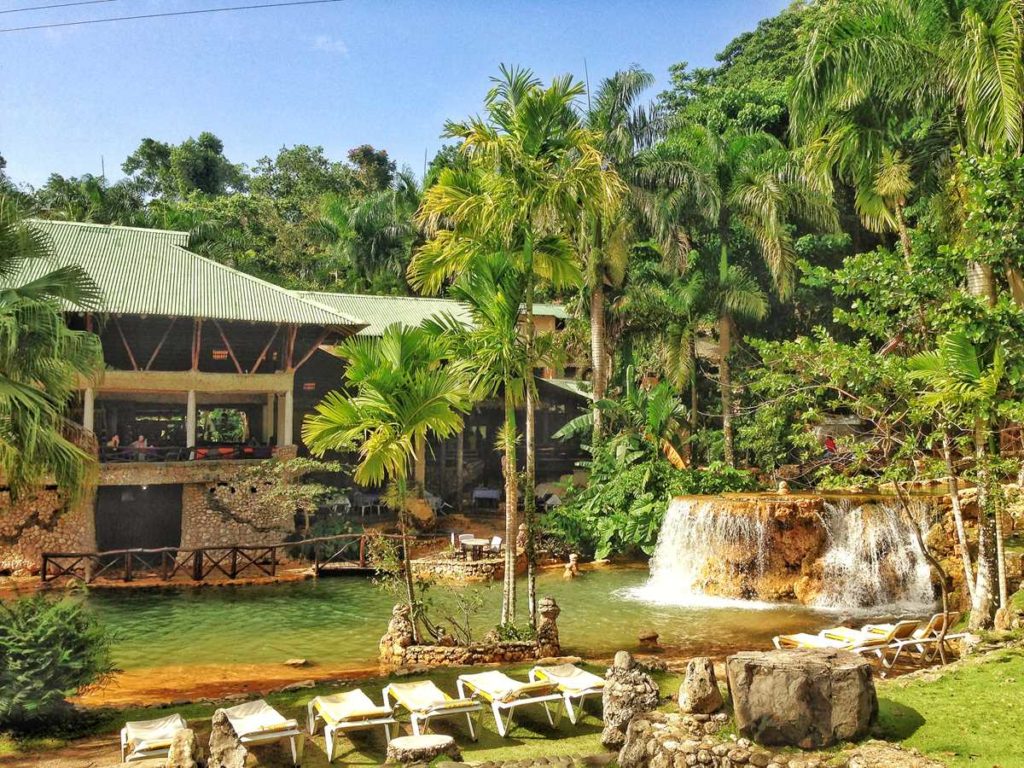 The eco-lodge Paraiso Cano Hondo in the Los Haitises national park