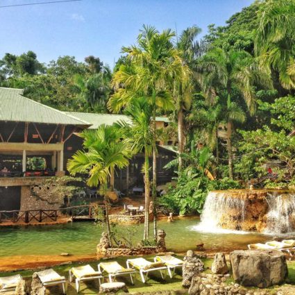 The eco-lodge Paraiso Cano Hondo in the Los Haitises national park