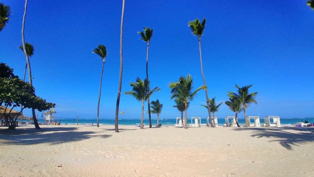 The beach of Arena Blanca in Bavaro in the area of Paradisus Resort