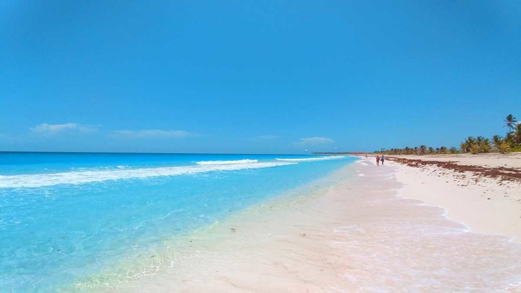 The beach Arena Gorda in Punta Cana behind Hard Rock Hotel