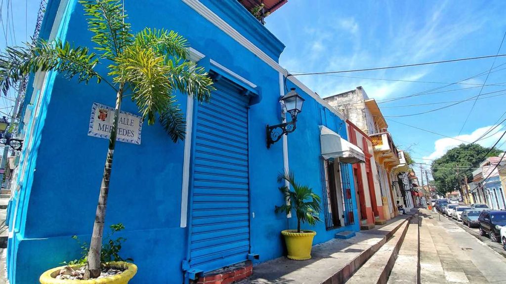 The historic streets of the Colonial Zone in Santo Domingo