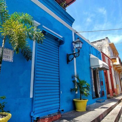 The historic streets of the Colonial Zone in Santo Domingo