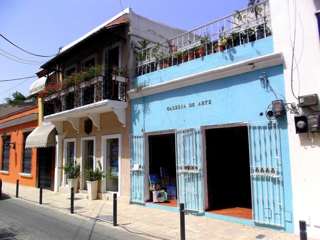 The historic streets of the Colonial Zone in Santo Domingo