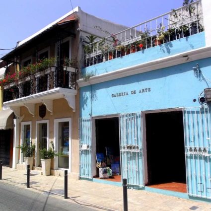 The historic streets of the Colonial Zone in Santo Domingo