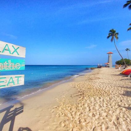 The beach of Iberostar Hacienda Dominicus in Bayahibe