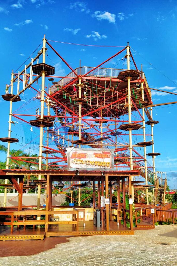 The amazing high point adventure, the first extensive high ropes course in Punta Cana