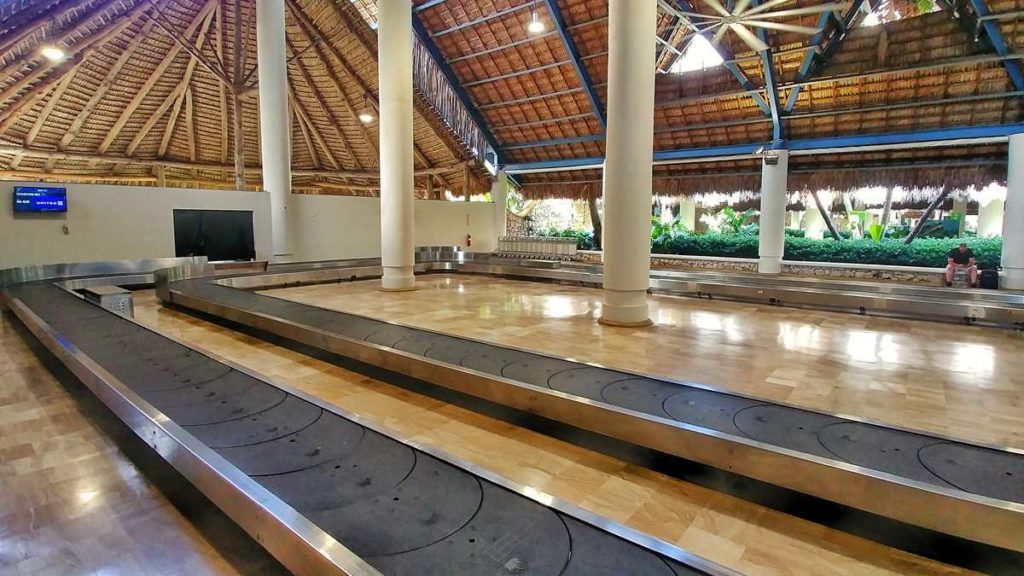 The arrival hall of the Punta Cana International Airport