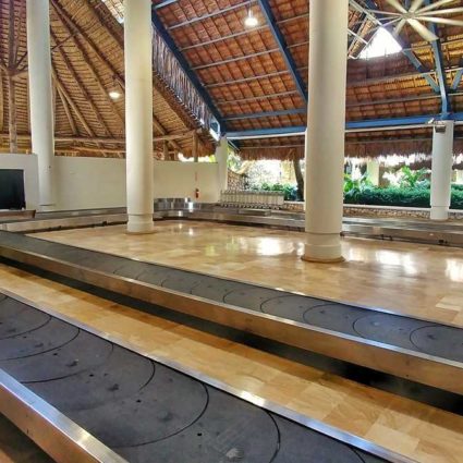 The arrival hall of the Punta Cana International Airport