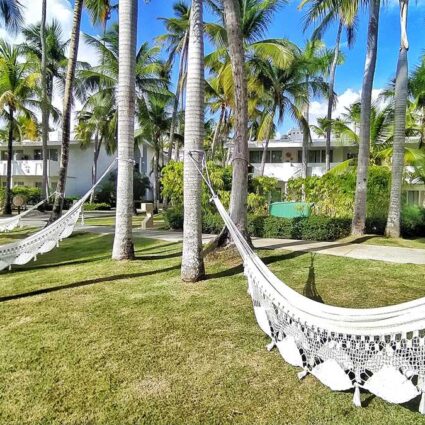 Wonderful tropical gardens at Melia Punta Cana Beach Resort Adults Only