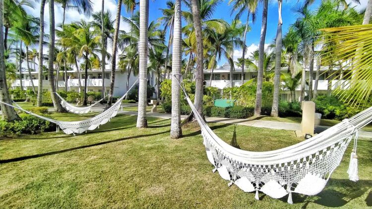 Wonderful tropical gardens at Melia Punta Cana Beach Resort Adults Only