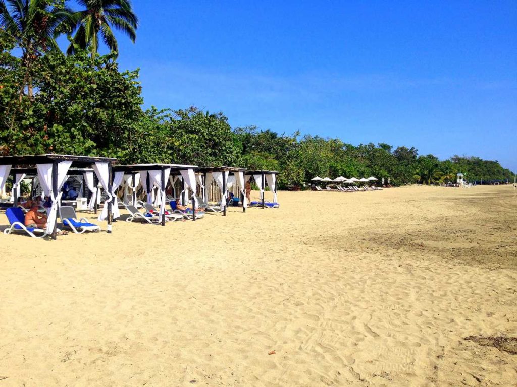 The beach Playa Dorada in Puerto Plata