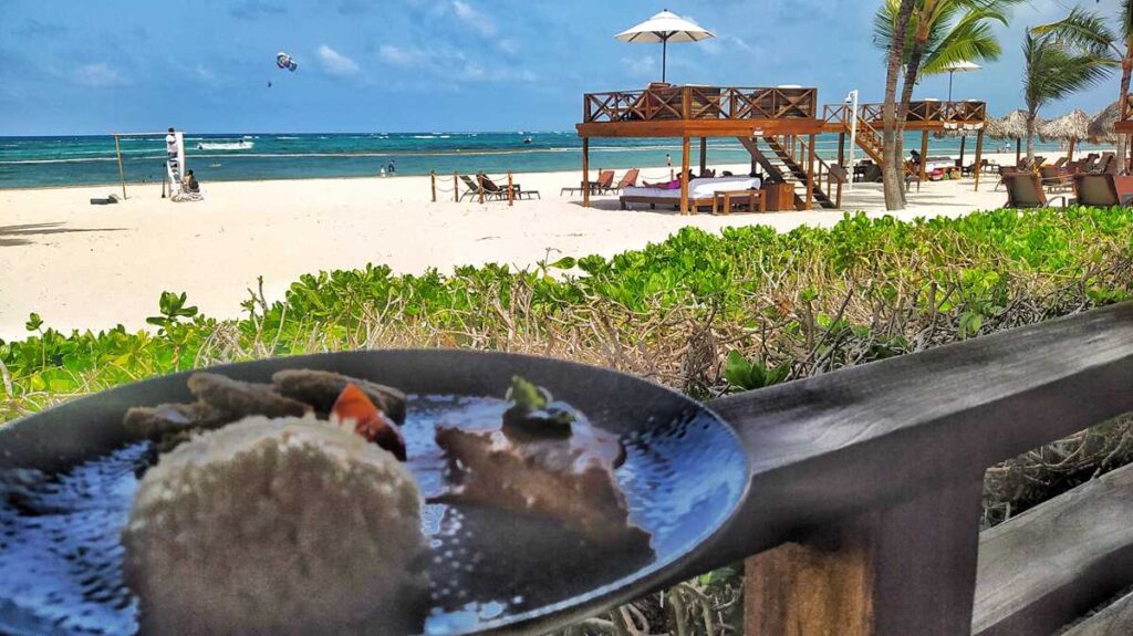 The wonderful Preferred Club restaurant at Dreams Royal Beach in the Dominican Republic