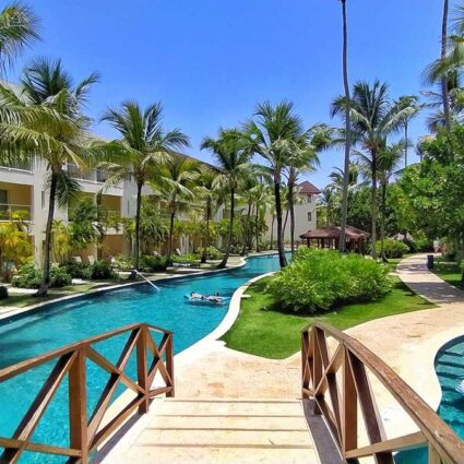 Wonderful tropical setting at Dreams Royal Beach Resort Punta Cana