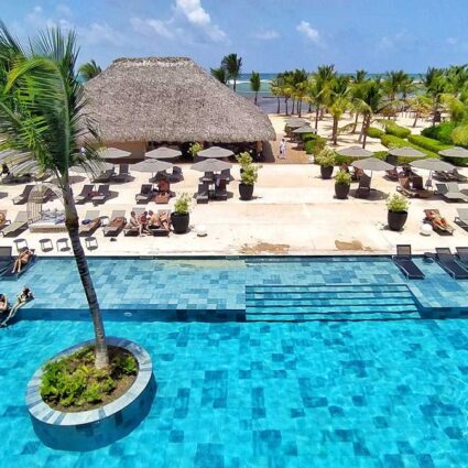 The refreshing pool at Live Aqua Punta Cana