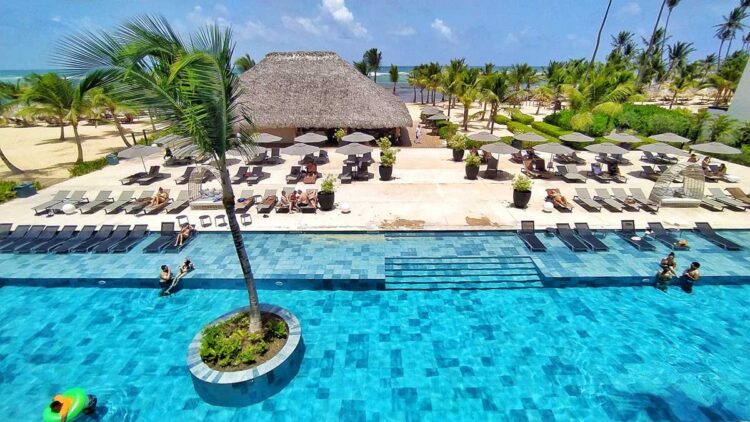 The refreshing pool at Live Aqua Punta Cana