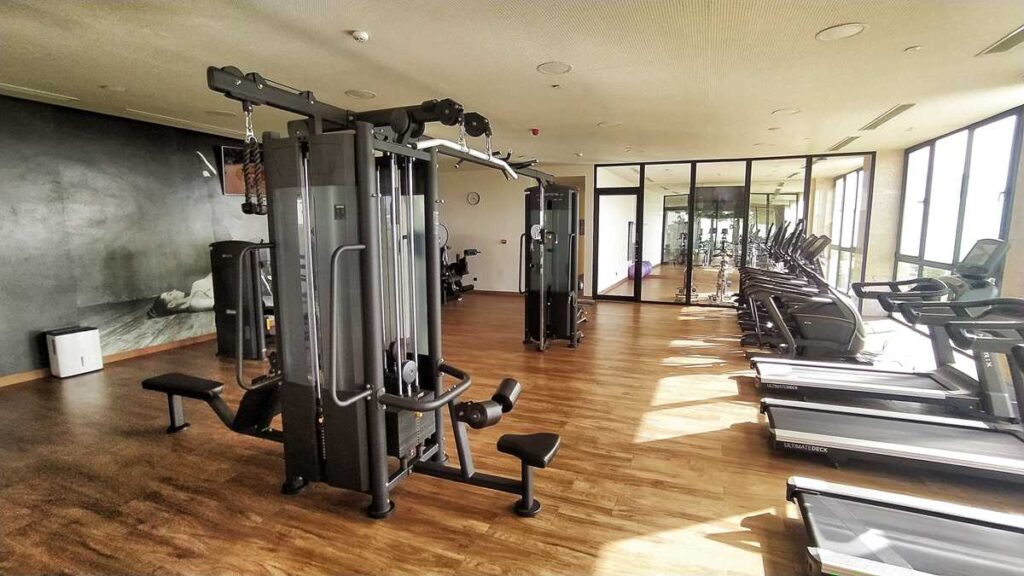 Very well equipped gym at Live Aqua Punta Cana