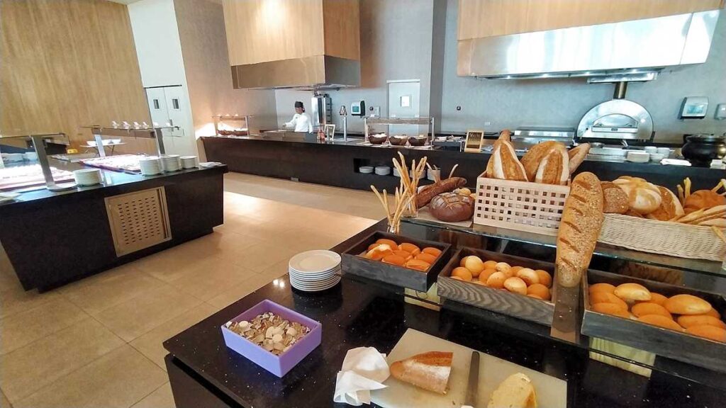 The Breakfast Buffet at temptations miches resort