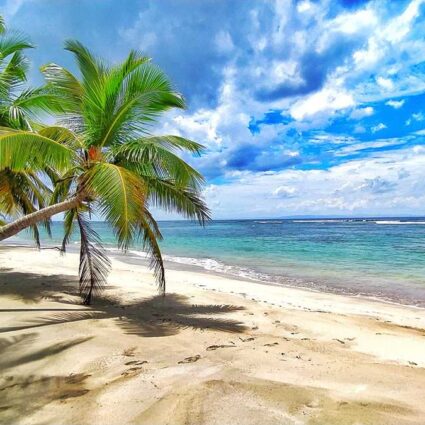 The wonderful and remote beach at Playa Esmeralda between Miches and Punta Cana