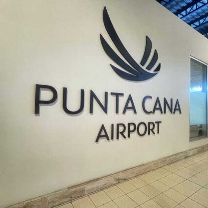 The arrival area of Punta Cana International Airport