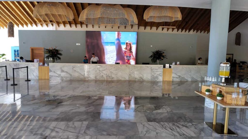 Lobby area at Viva Miches