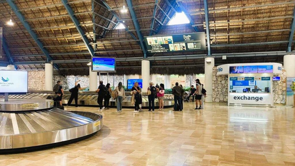 The arrival hall at Punta Cana Airport