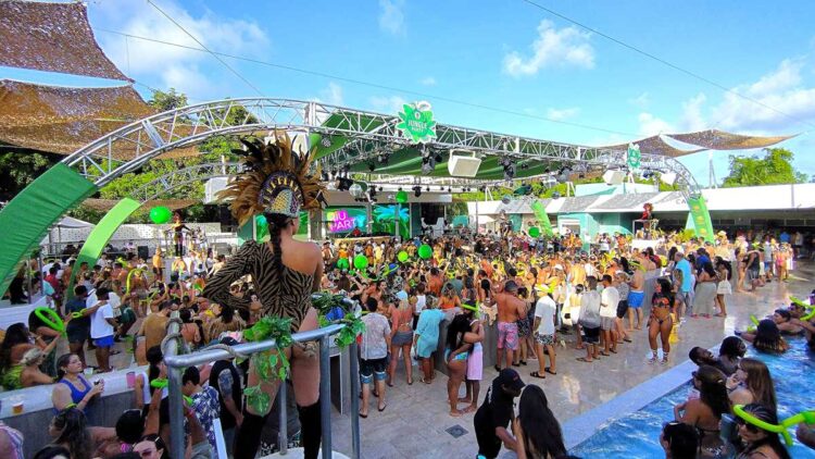 Full house Riu Party: live DJ and animation