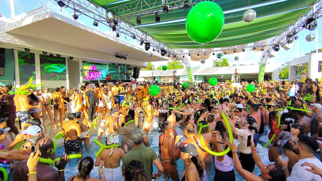 Full house Riu Party: live DJ and animation
