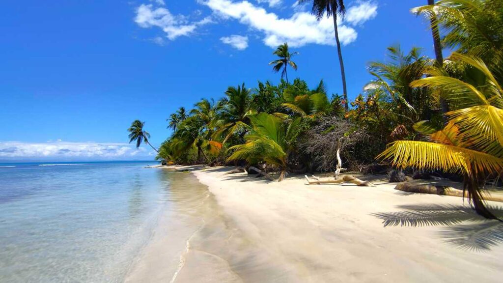 Wonderful pristine beaches in the Dominican Republic close to Miches