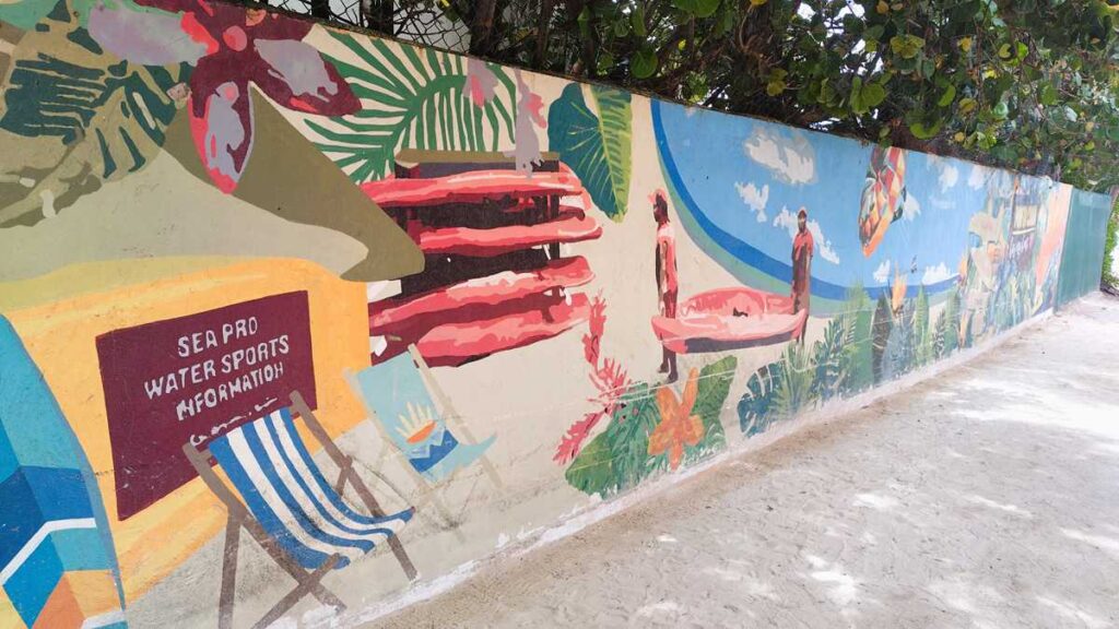 Punta Cana sign in the Corales area
