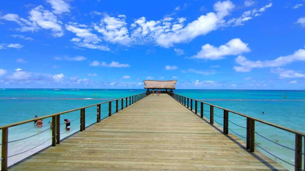Wonderful jetty at Vista Sol Resort
