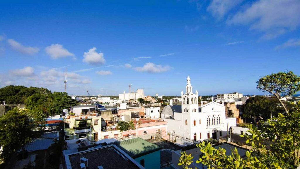 View over Santo Domingo from one the various rooftops in the Colonial Zone