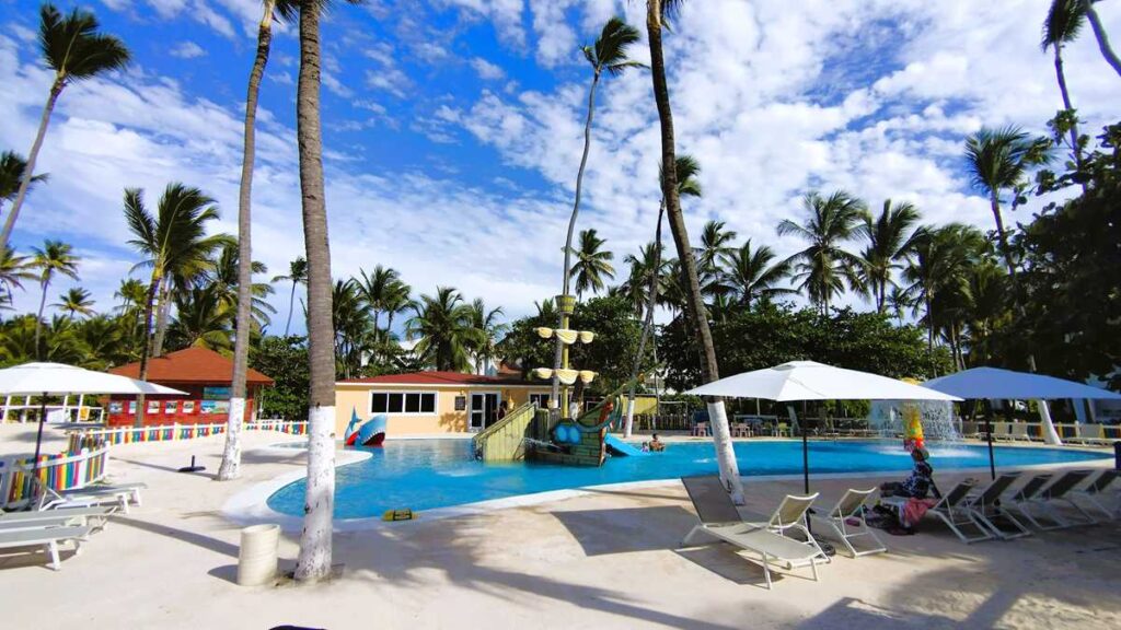 The kids splash area at Grand Bavaro Princess Resort in Punta Cana