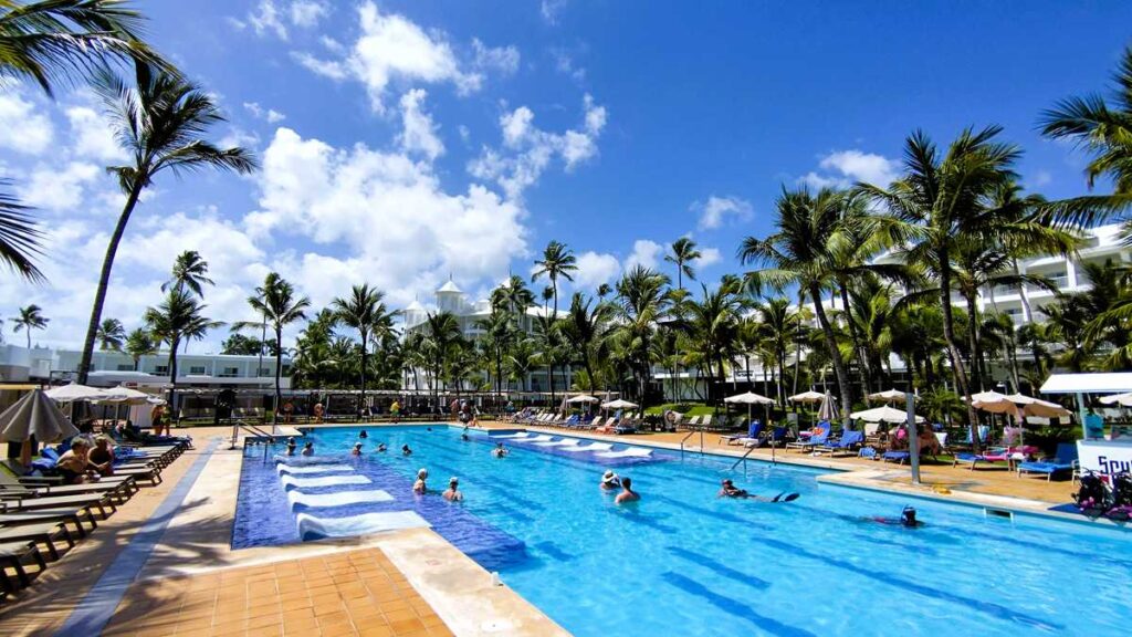 The main pool at Riu Palace Macao Resort