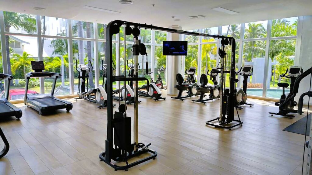 The new gym at Riu Palace Macao