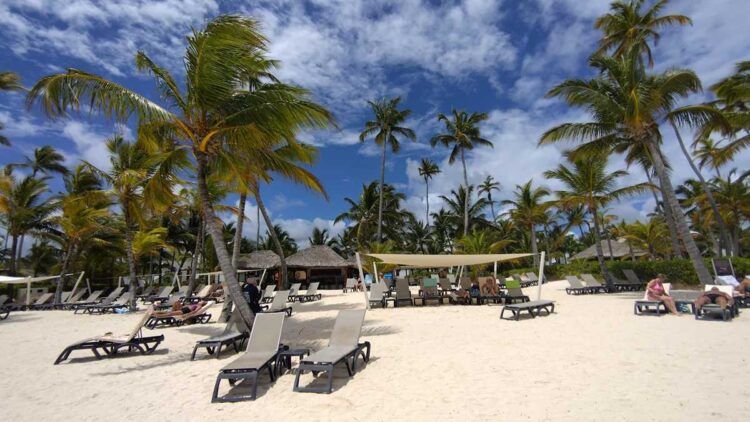 The beautiful beach at Occidental Punta Cana