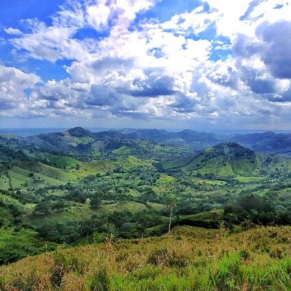 View of the Anamuya Mountains close to Punta Cana