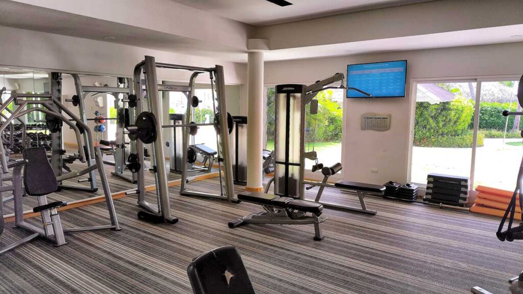 Gym and fitness center at Meliá Punta Cana Beach Resort