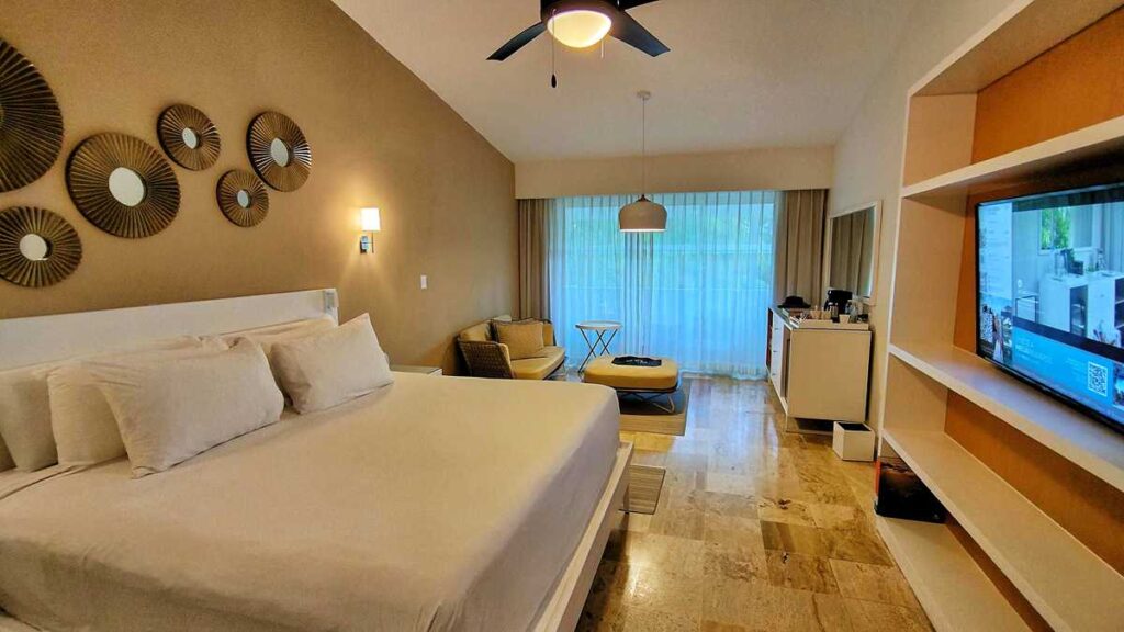 Cozy bedroom at Meliá Punta Cana Beach Resort