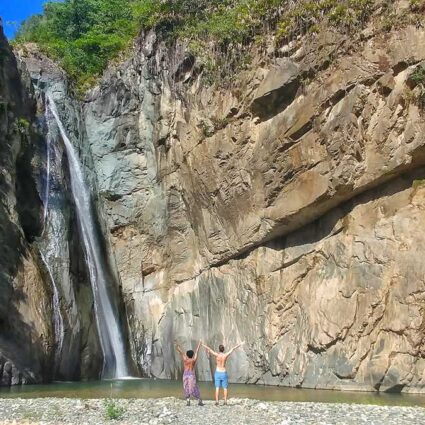 The waterfall Salto Jimenoa I in Jarabacoa
